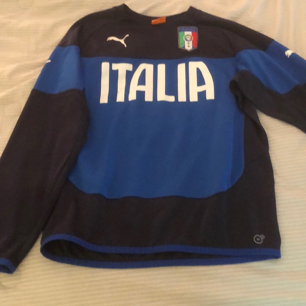 Italy soccer training top size M